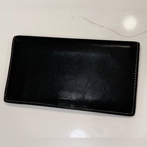 Coach Black Leather Vintage Wallet